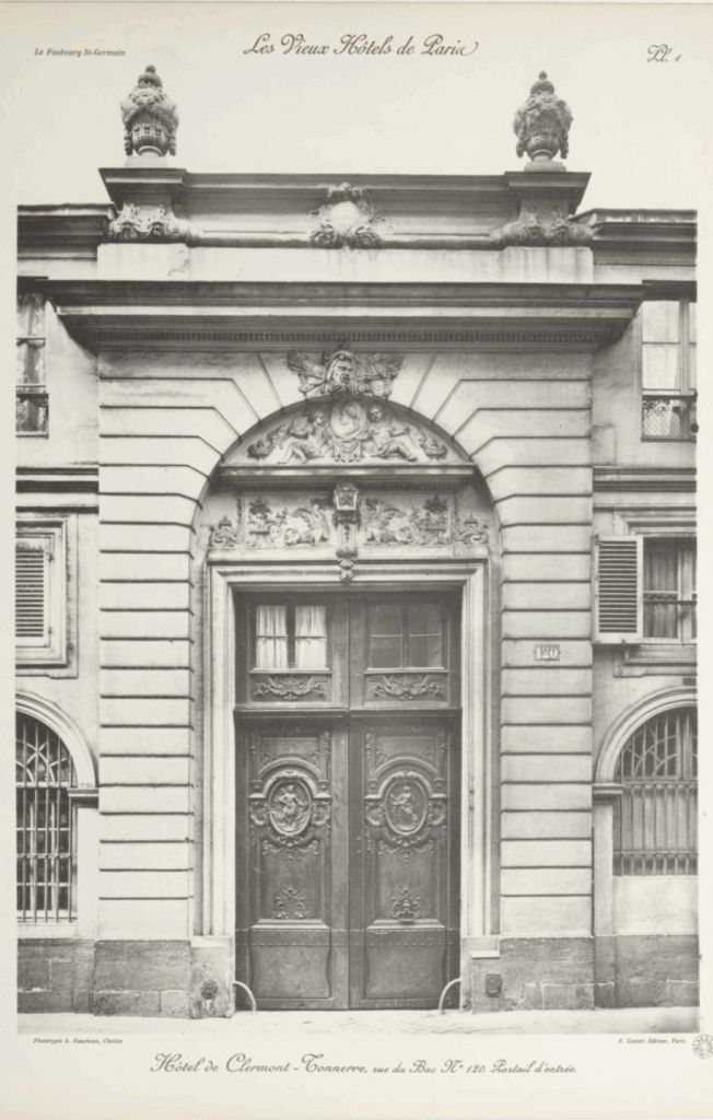 Série d’été (2/5) : Les Hôtels particuliers du Faubourg Saint Germain – L’Hôtel de Clermont-Tonnerre.